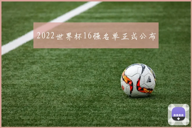 2022世界杯16强名单正式公布